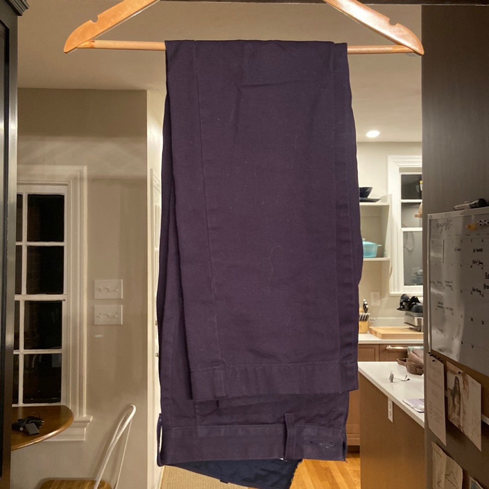 J Crew Driggs Navy Chinos